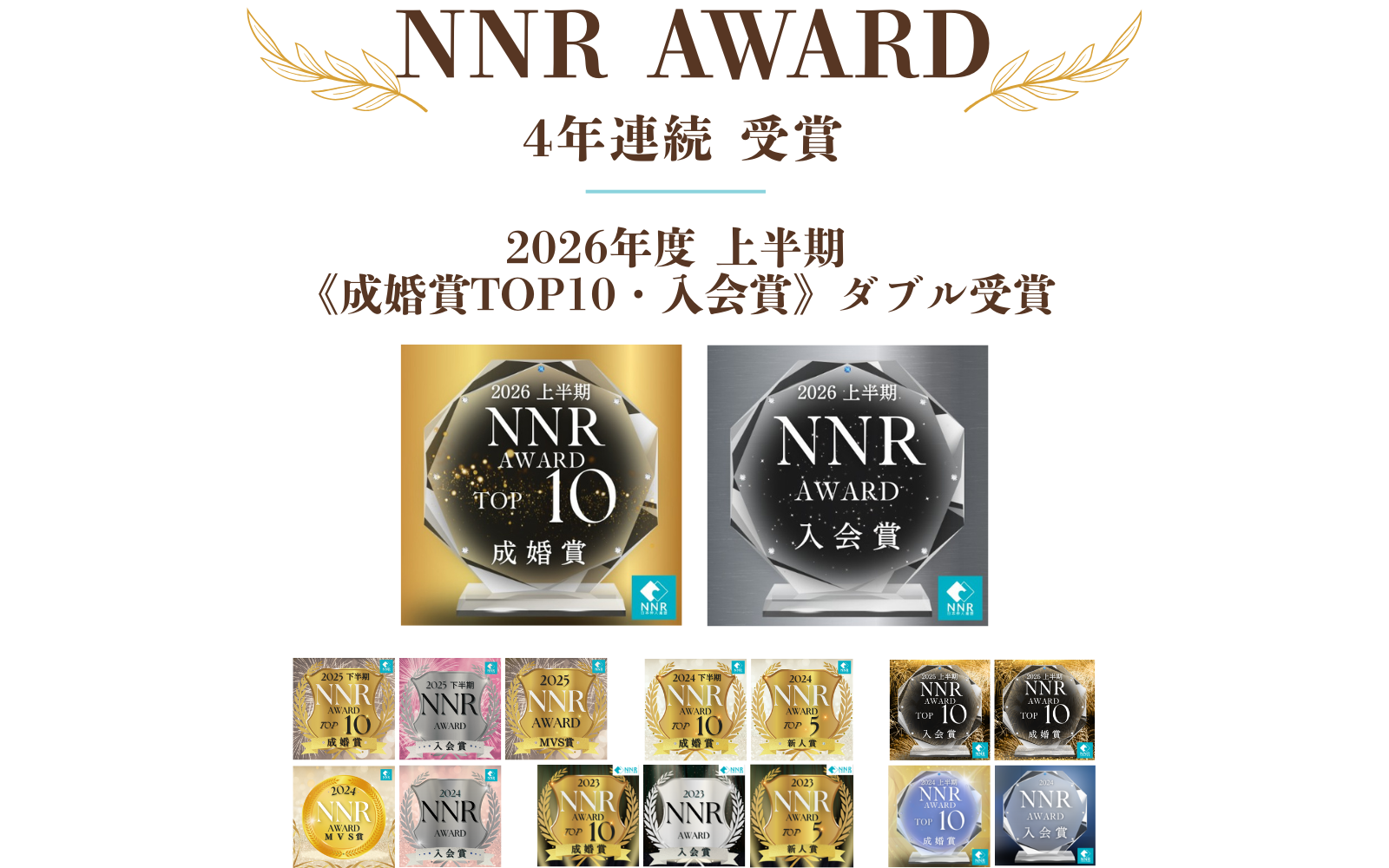 ワースワイル NNR award受賞