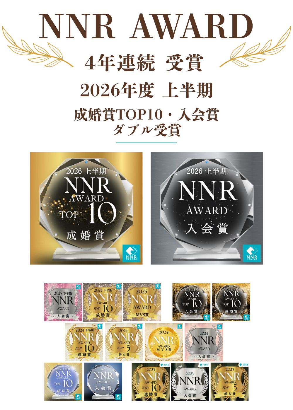 ワースワイル NNR award受賞